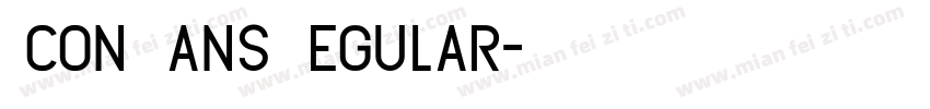 Econ Sans Regular字体转换